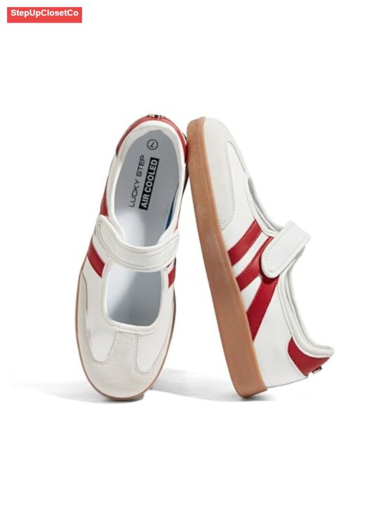 Shoes - Women Gum Thin Sole Fashion Sneakers Retro Casual Tennis Slip On Flat Loafers